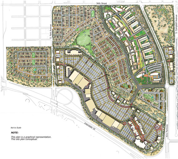 The Bridges Planned Area Development land planning services