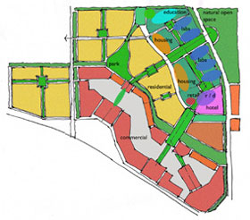 The Bridges Planned Area Development land planning services